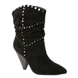 New ..BCBGeneration Cebina Black Studded Bootie..Size 10